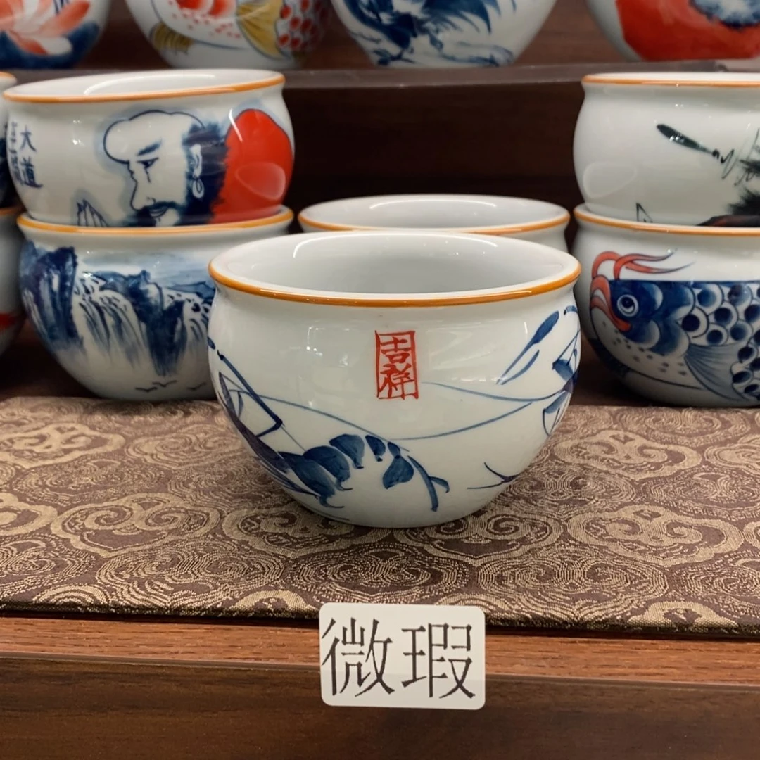 釉下彩手工绘制手工绘制