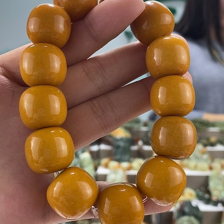 蛇纹石玉手链未镶嵌1.8多样性随机发一串