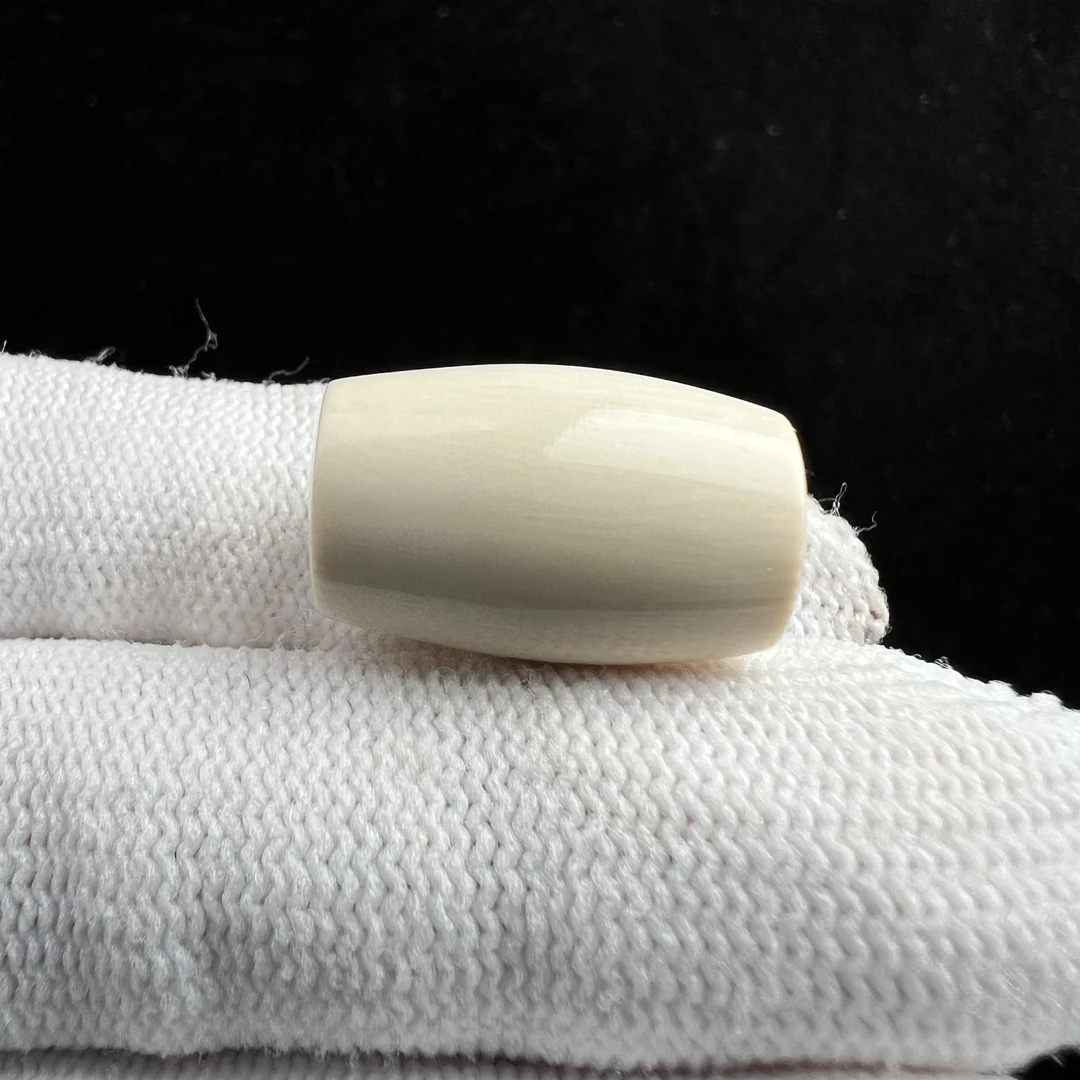 D5660天然猛犸牙 长桶珠12.8*19.8mm支持鉴定 假一罚四
