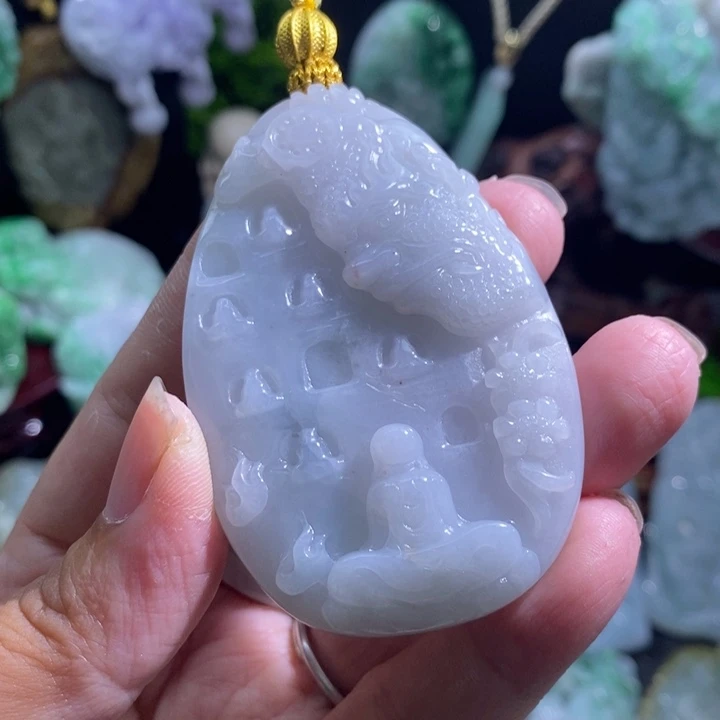【闪购商品】颈饰未镶嵌翡翠一念