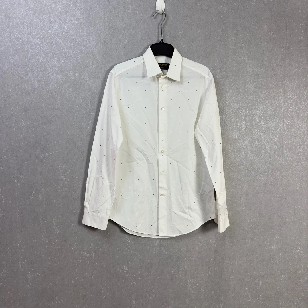 99新 LouisVuitton/路易威登 尖领长袖衬衫 M码/002804