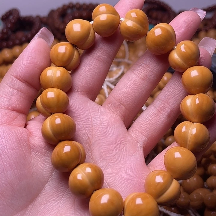 小***吴手串猴头核桃16尺寸镜面柯基屁桃手持全品无暇