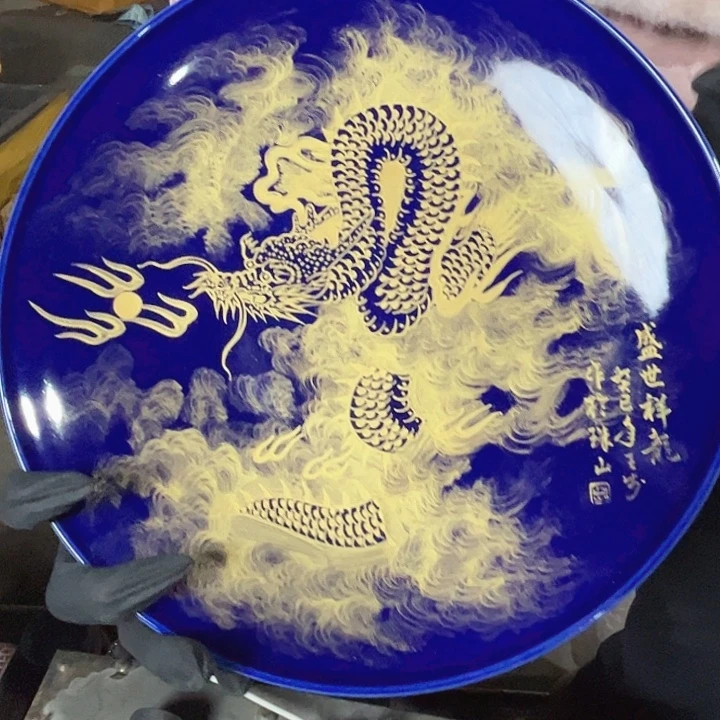 其他瓷景德镇高温瓷上盘00666