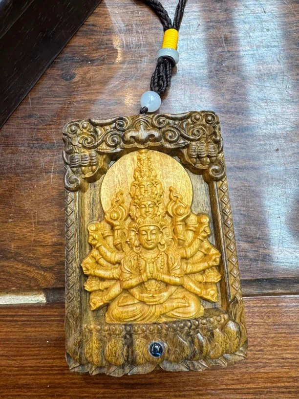 黄杨佛牌挂坠啊啊