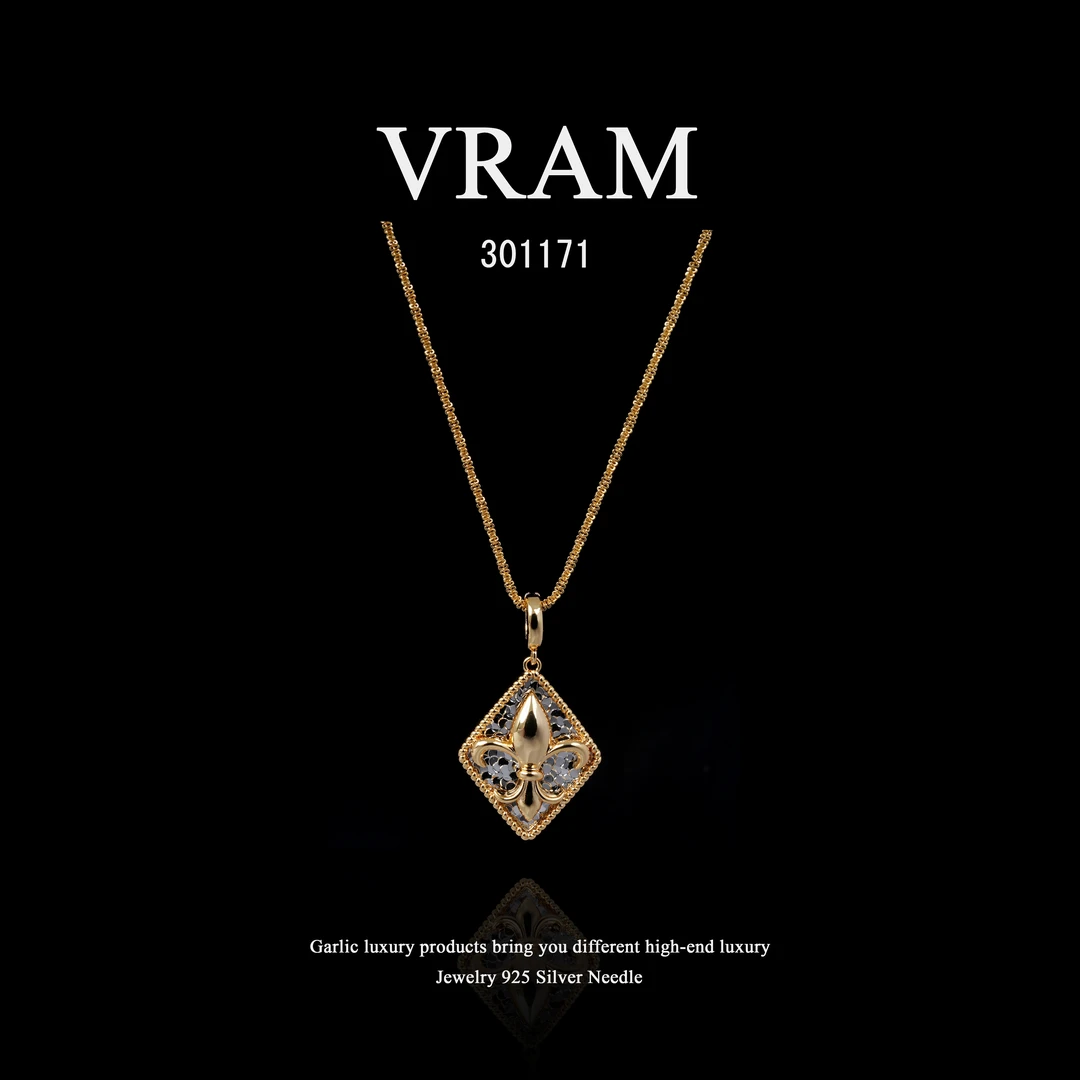 镀K金  VRAM项链~301171（46+5cm）