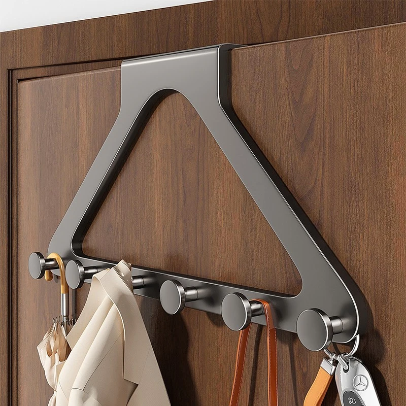 豫之曙门后挂钩衣服挂架卧室挂衣架壁免打孔强力浴室置物收纳神器
