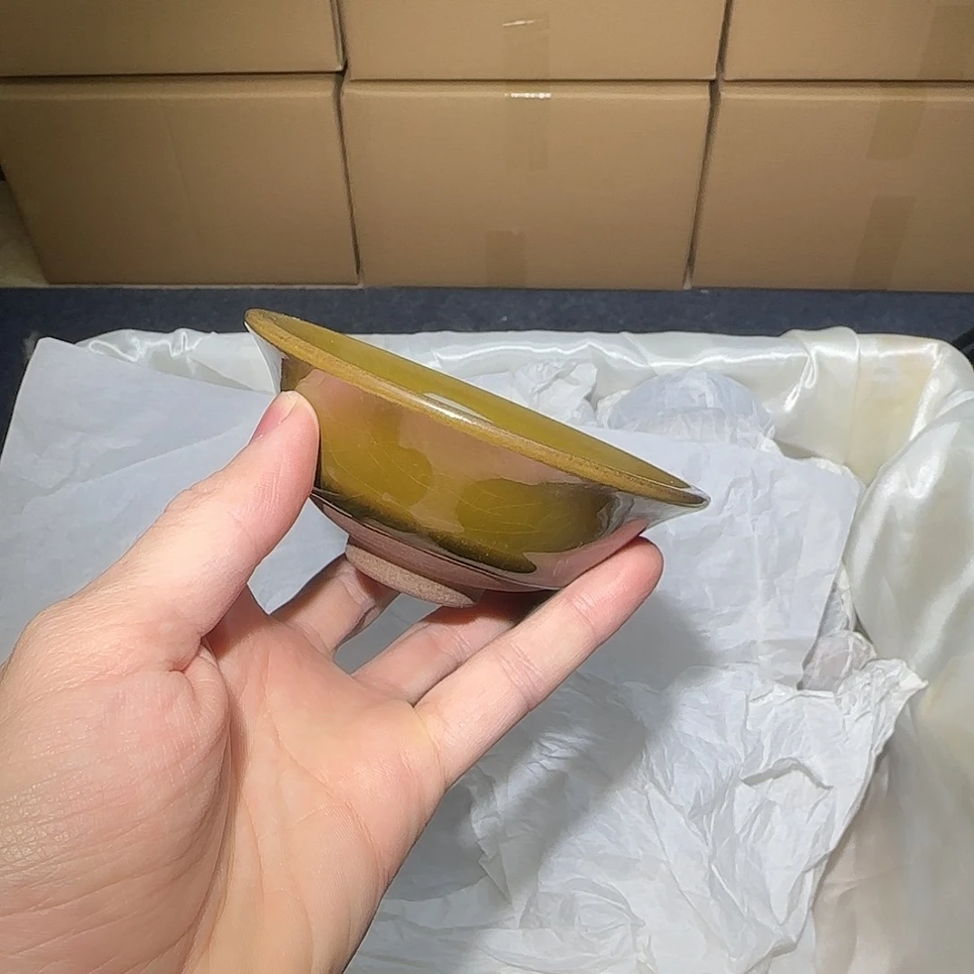 茶盏微瑕建盏，介意勿拍