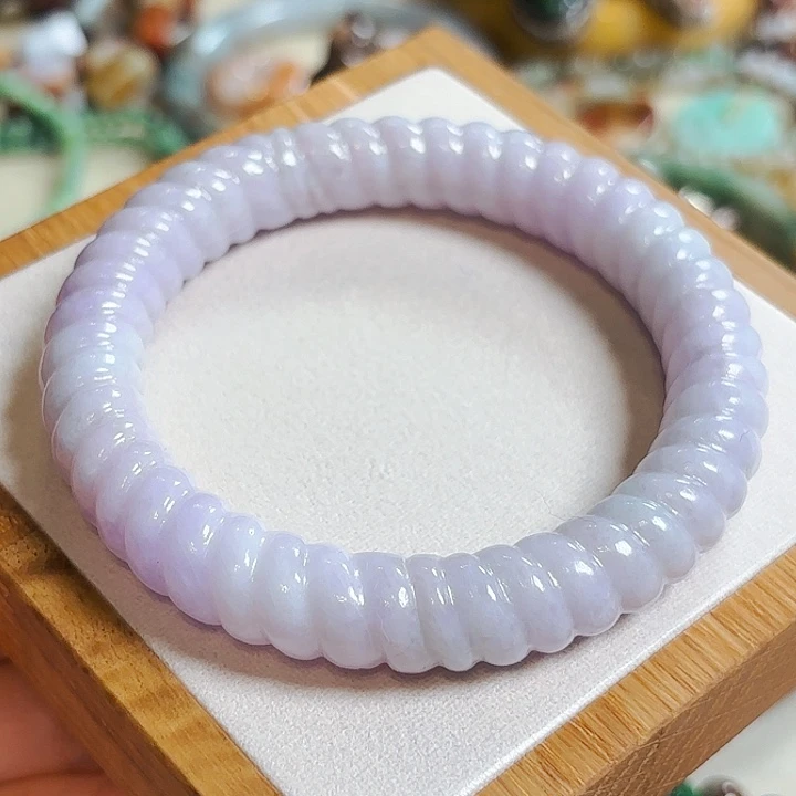 翡翠未镶嵌颈饰54+麻花