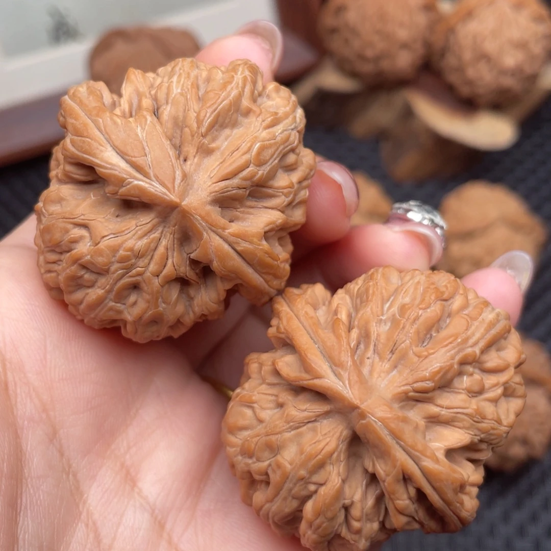 吊坠文玩核桃红锦鲤43