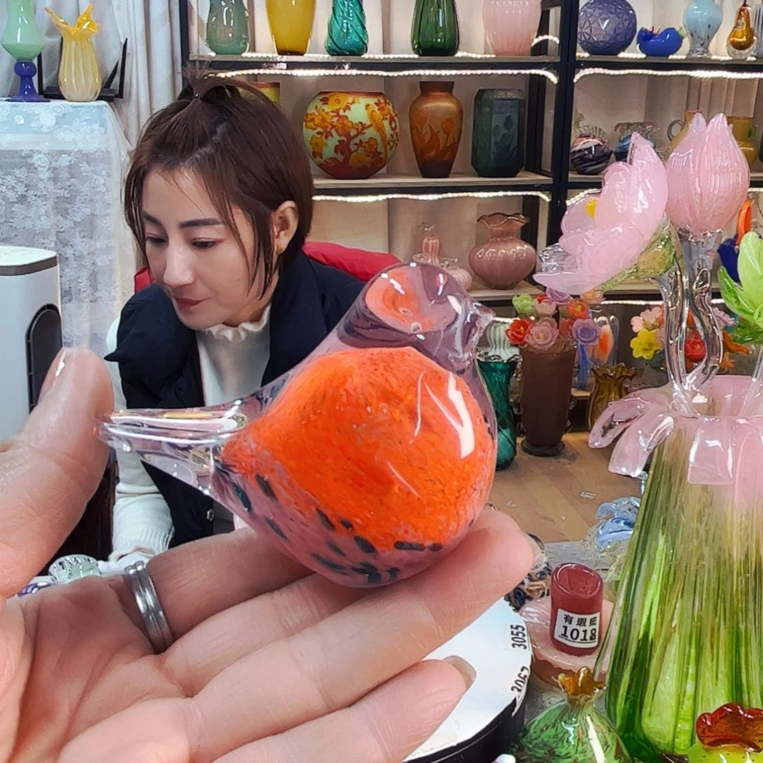 迷你鸟不完美 福利家悦琉璃工艺品