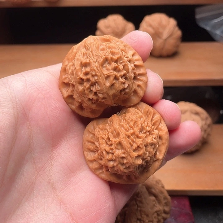 吊坠文玩核桃41毕业桃心原装宫灯