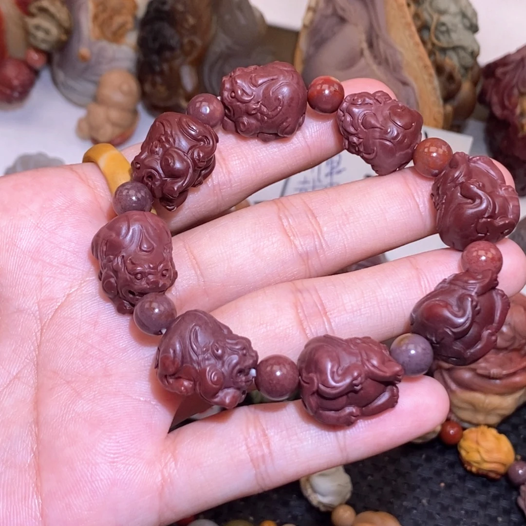 石英质玉（阿拉善玉）未镶嵌手链