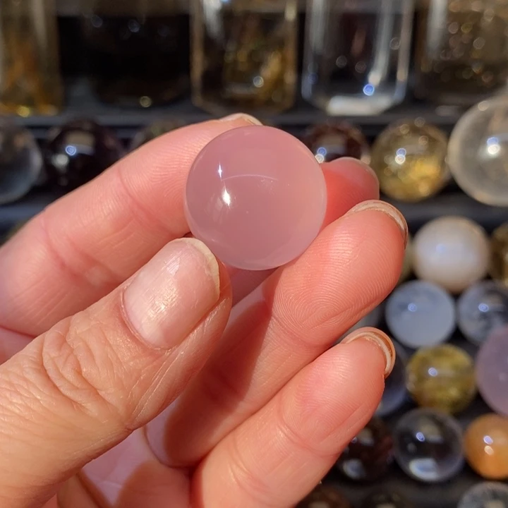 【闪购商品】水晶粉水晶银S925镶嵌T****星