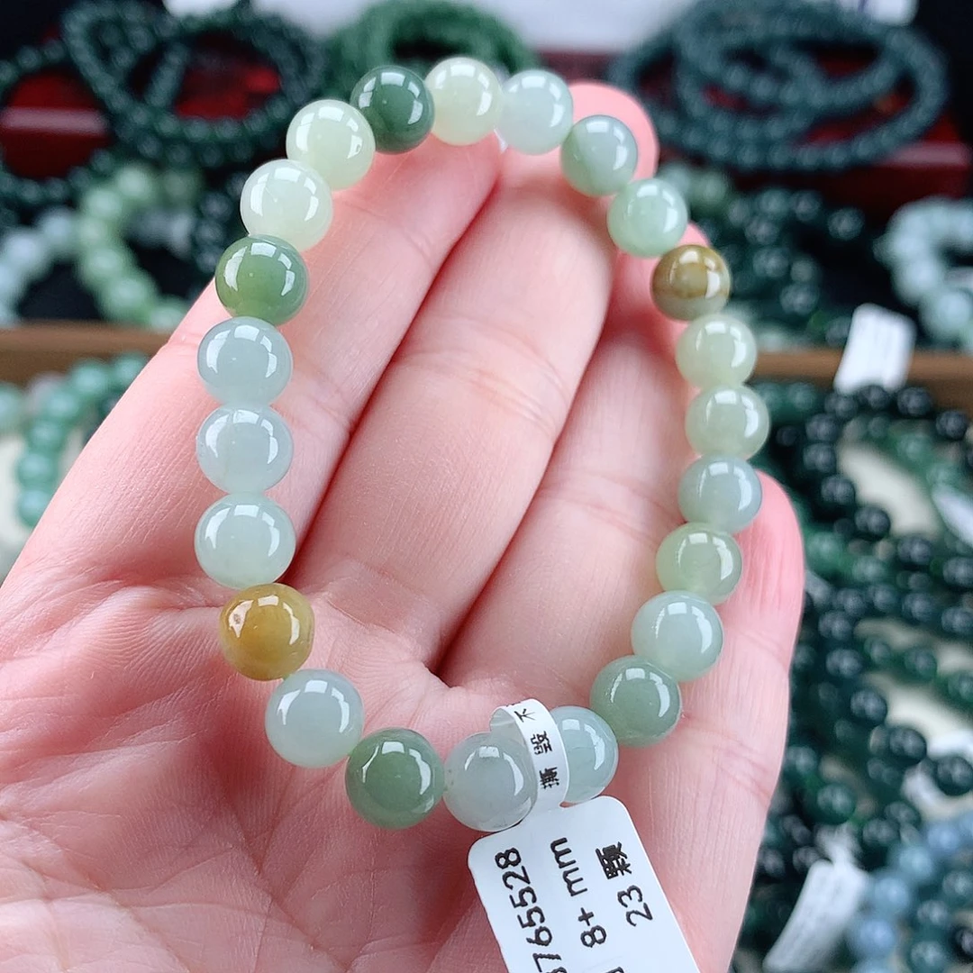 翡翠未镶嵌毛衣链