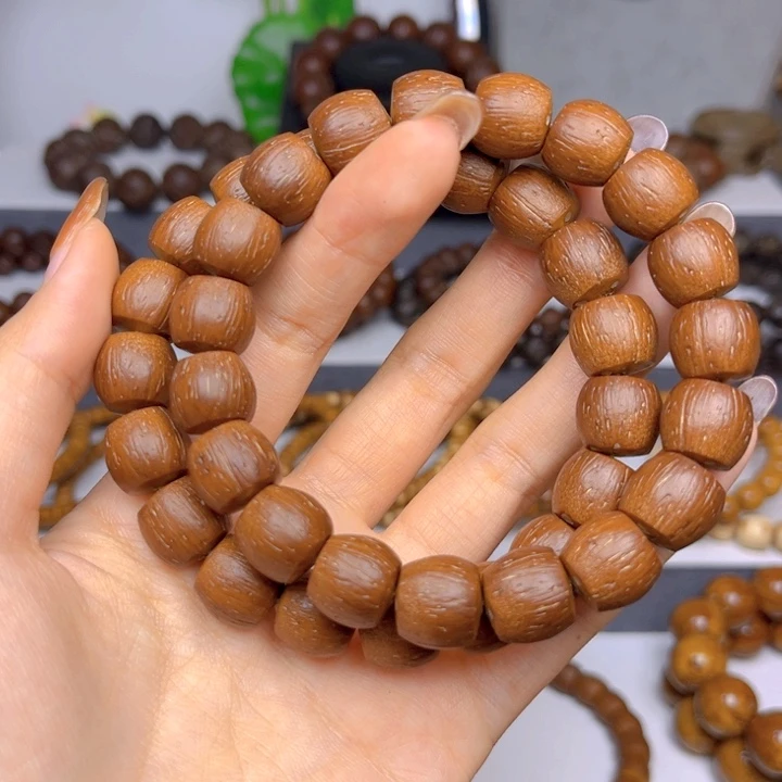 紫金鼠手串原皮直切半实心12