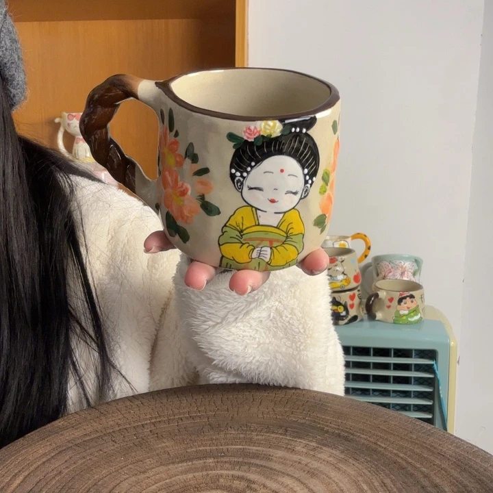 s****手捏手绘景德镇陶瓷