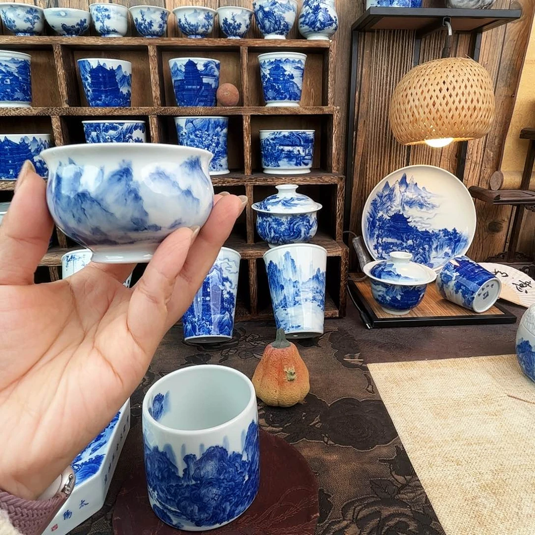 瓷片一笔一墨 叩玉山房