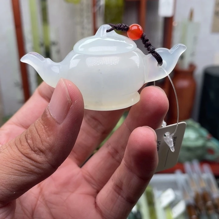 未镶嵌岫玉四大名玉把把壶