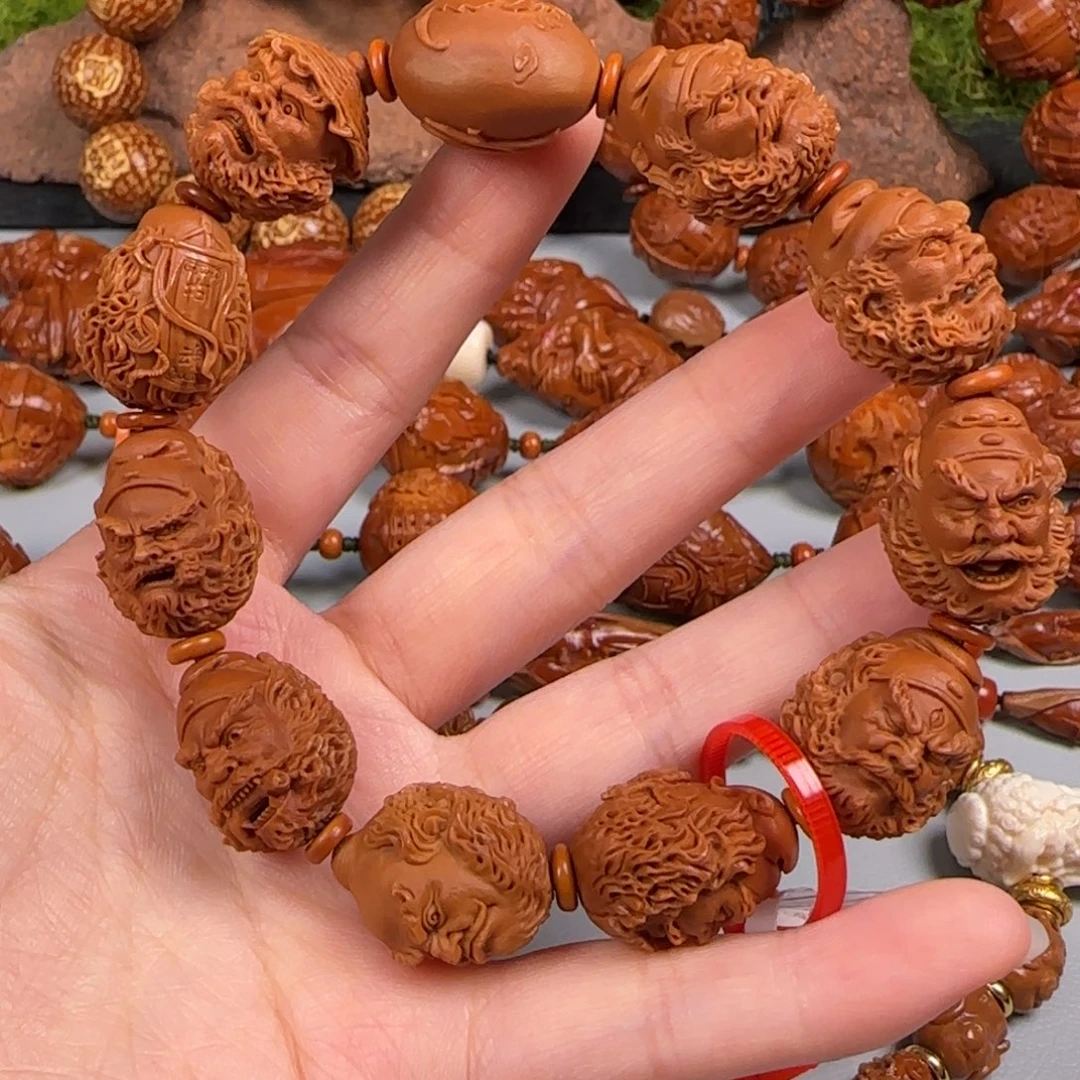 橄榄核手串/手链16小籽钟馗