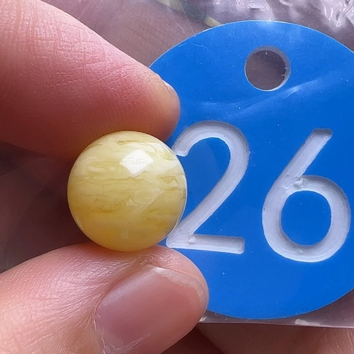 蜜蜡未镶嵌珠宝奇石12mm花粉