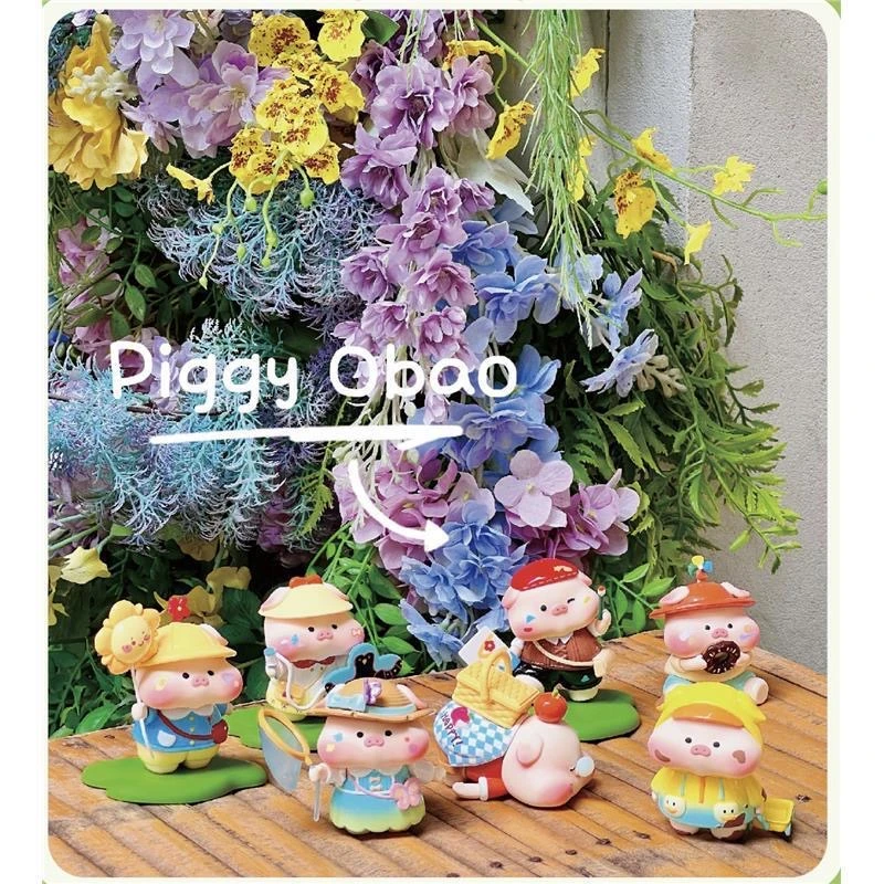 【拆盒】三只宝欧宝-猪猪出游记潮玩盲盒手办