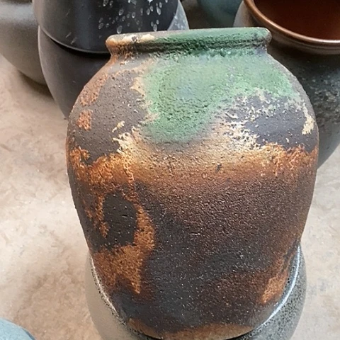 紫砂花盆口16高度29无孔无孔