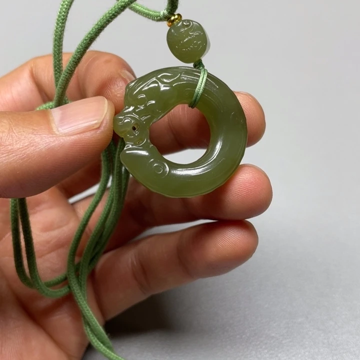 吊坠(不含链)未镶嵌和田玉思**厚