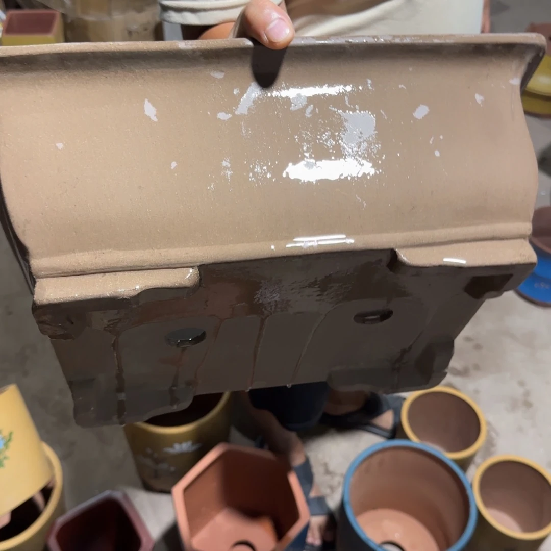 紫砂花盆口径33.23.13口径