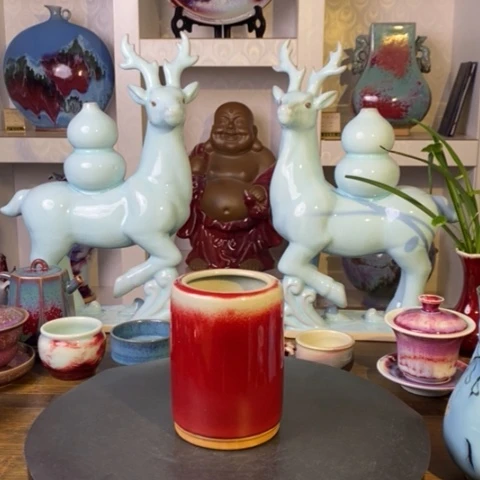 瓷片禹州神后钧瓷原产地~
