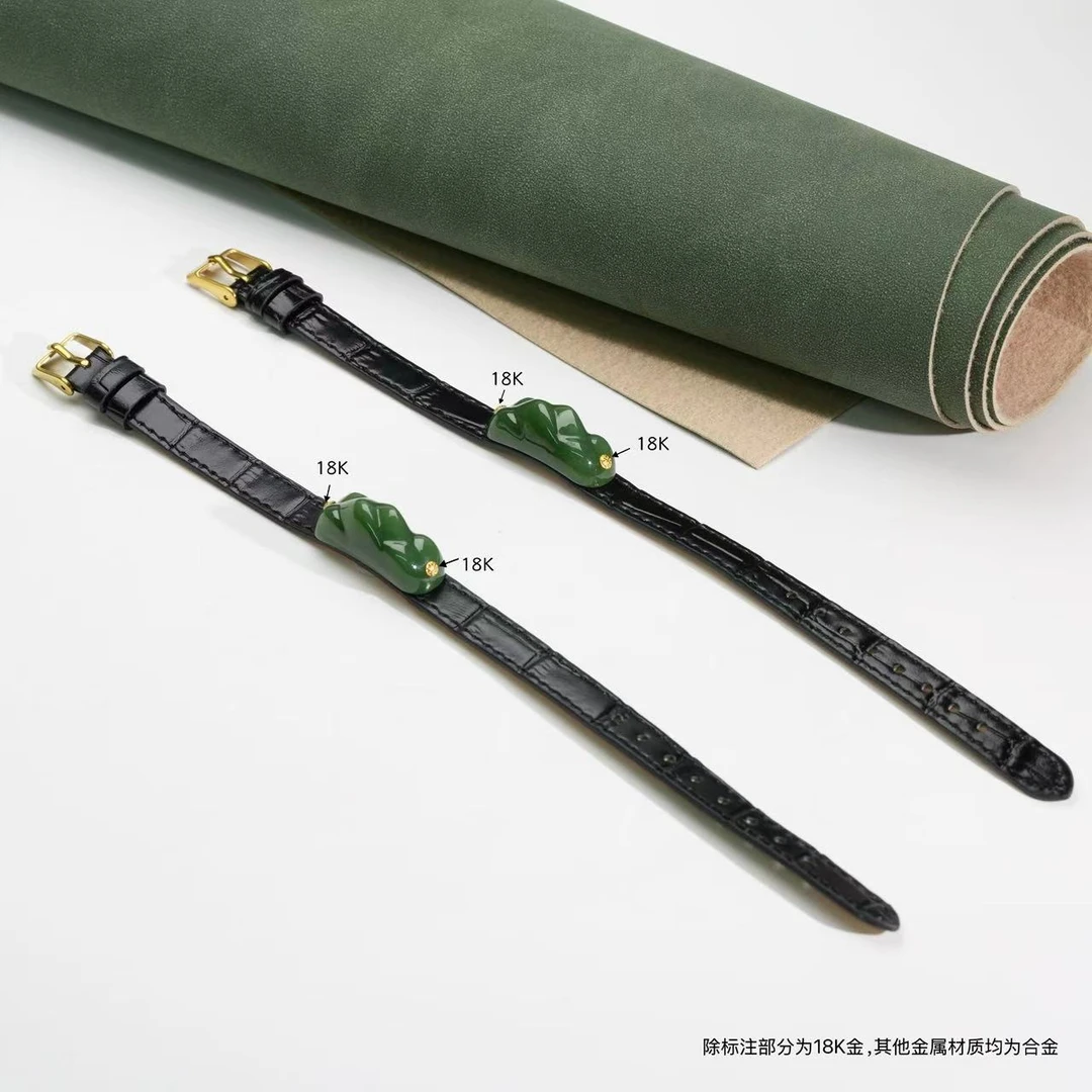 【小北珠宝】和田玉表带款约10*29mm【多样性发一件】10-AH02X1832