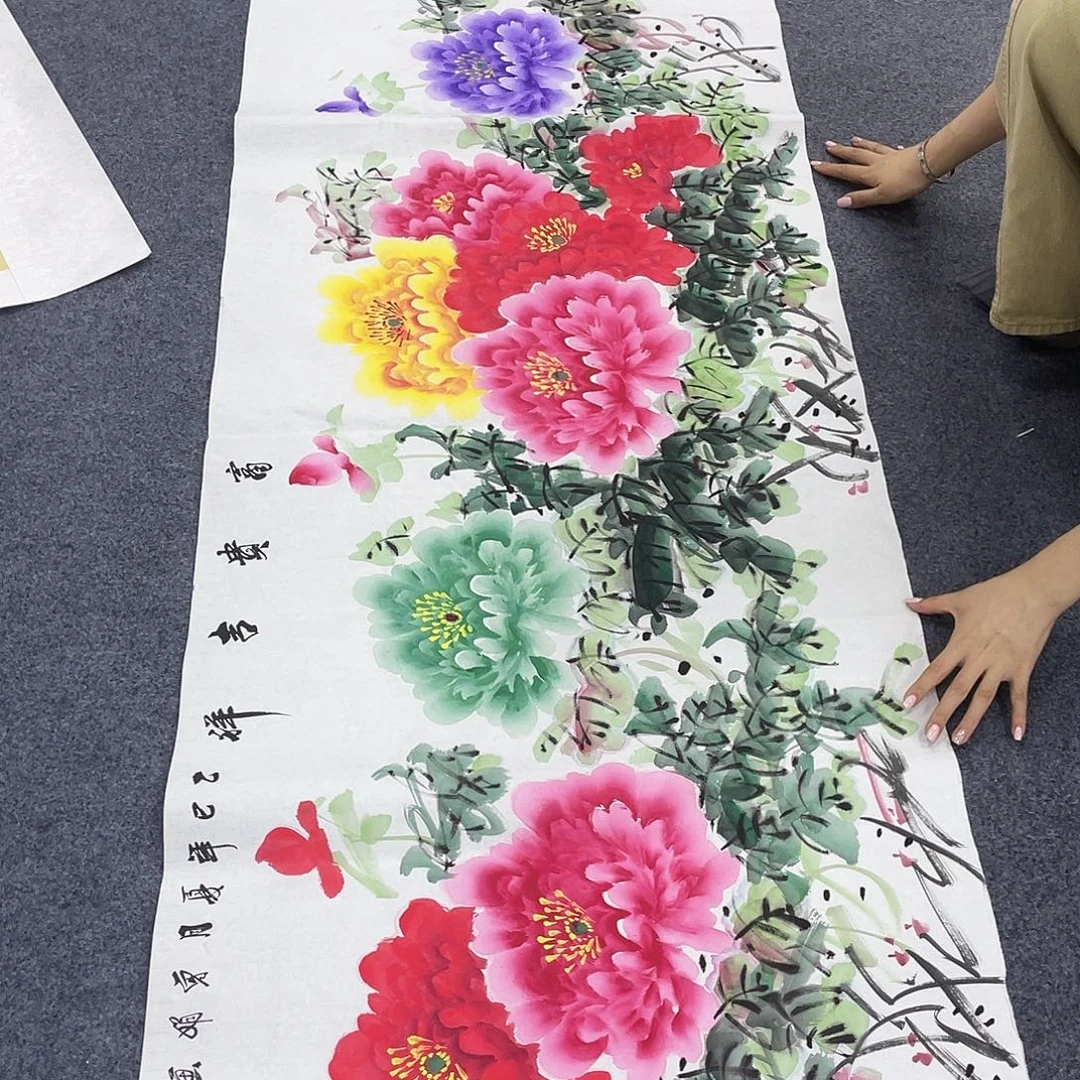 国画作品小姐姐放漏…