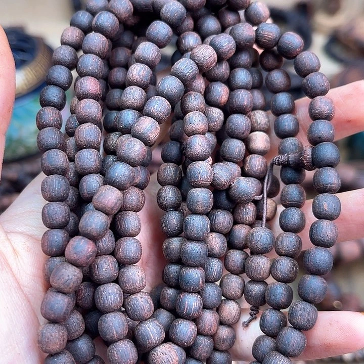 降真香其他6*6*108老型金丝蜜结手串