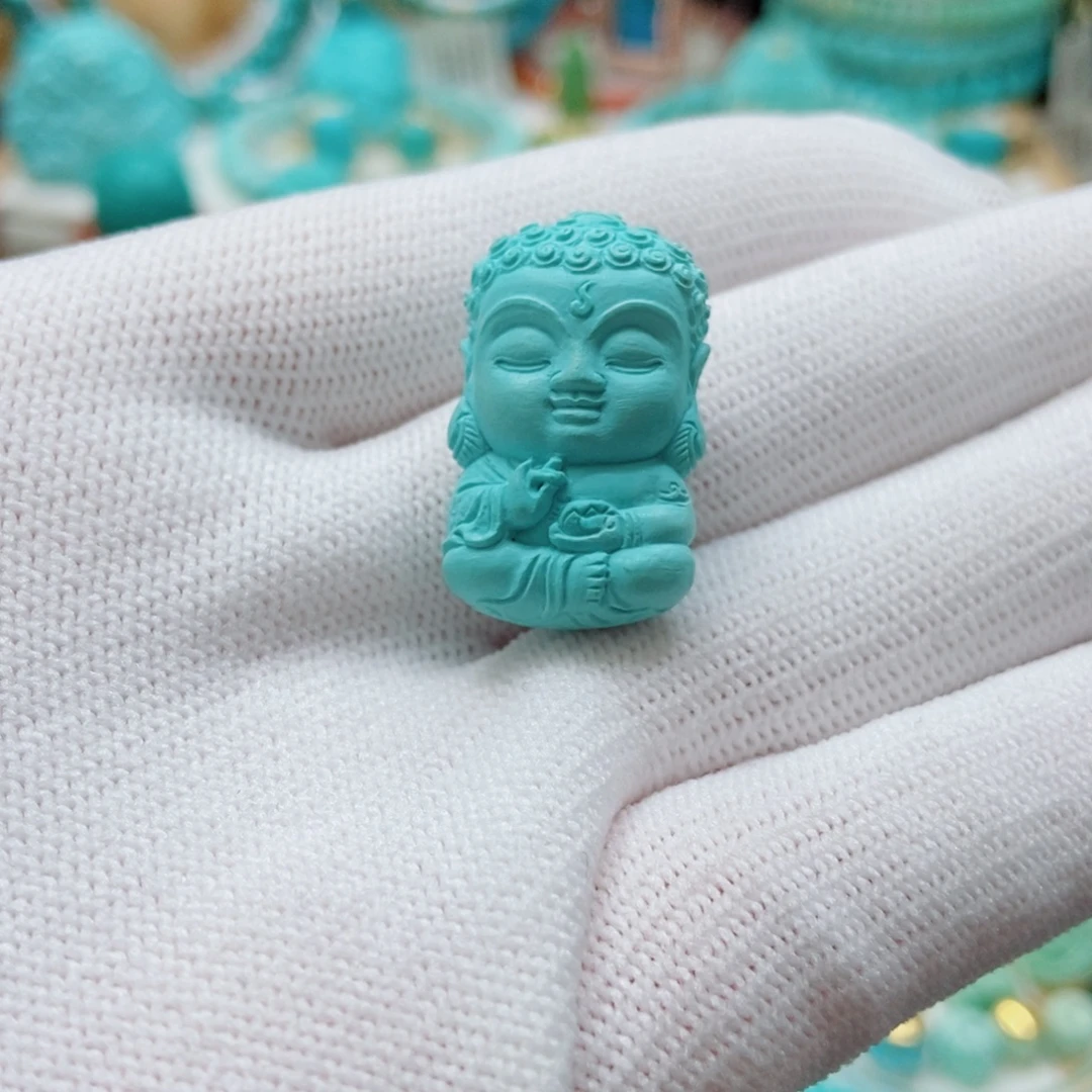 未镶嵌绿松石阿弥陀佛