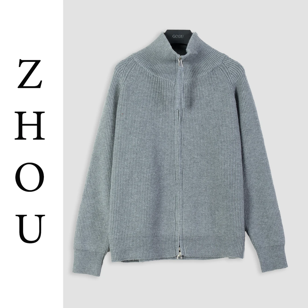 灰色运动风休闲宽松外套-18740