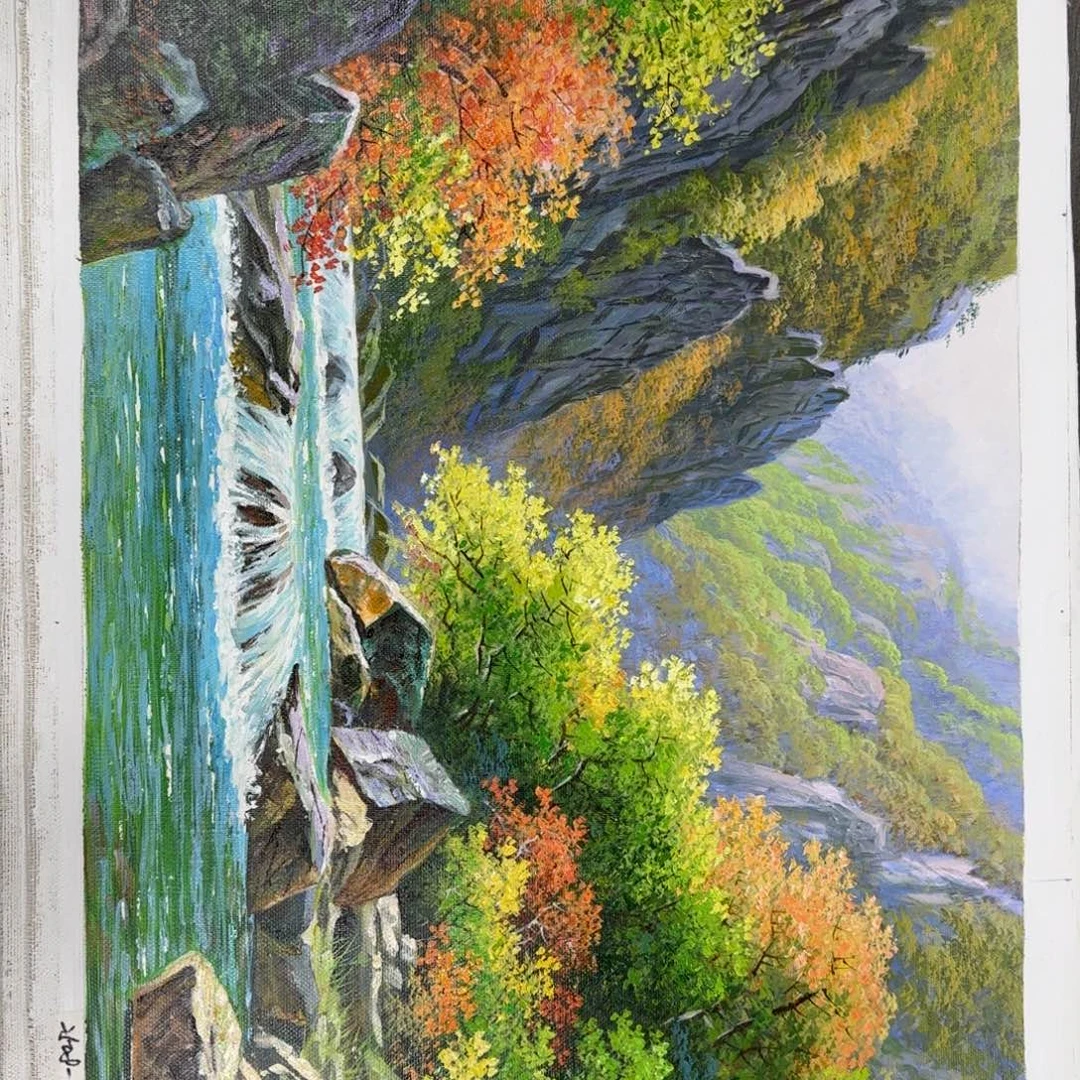 油画加油加油努力加油加油