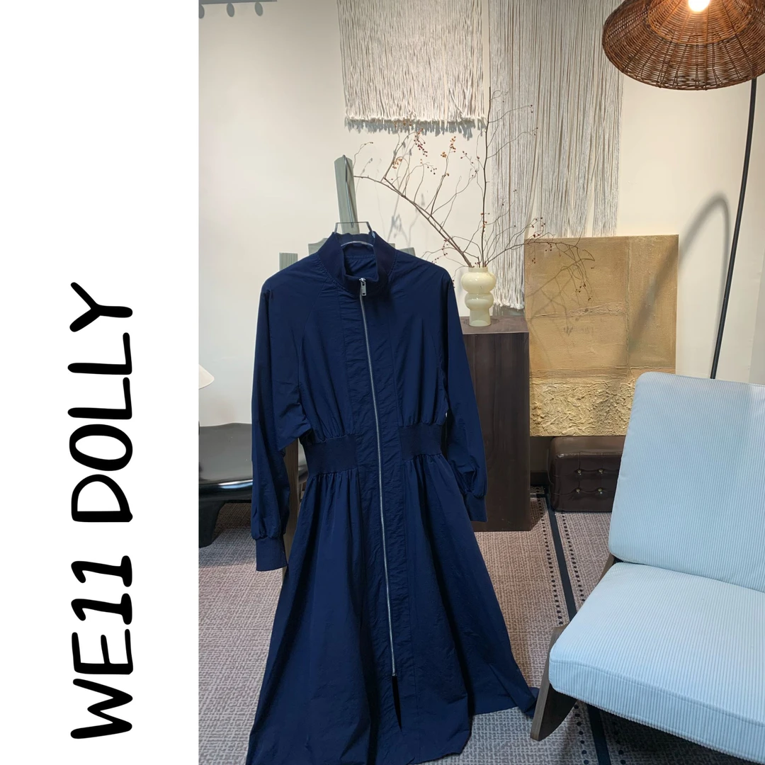 Dolly（港岛日落）2025早春设计感收腰连衣裙