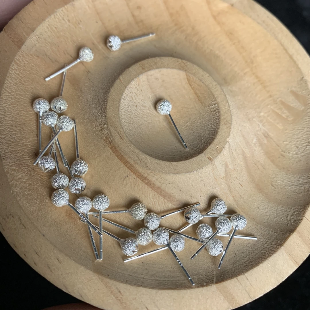 925银耳饰 S925耳钉 XQ13 多样性发其一 一对