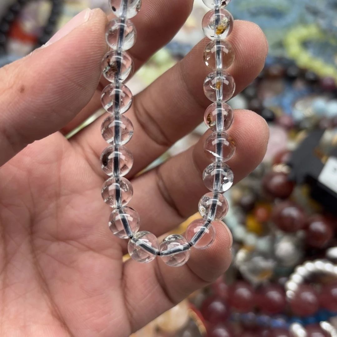 水晶手链银S925镶嵌