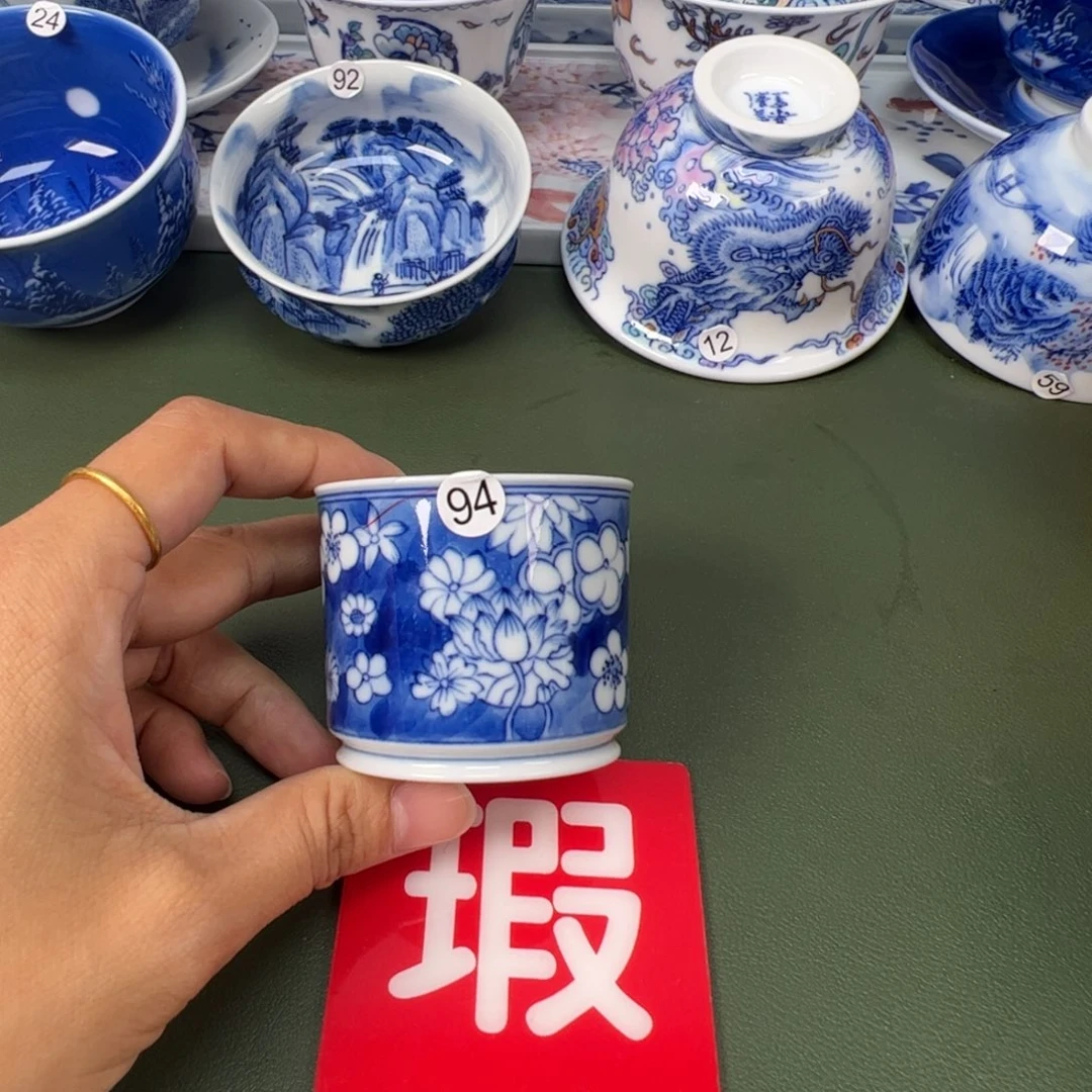 景德镇纯手工纯手绘茶具木木94