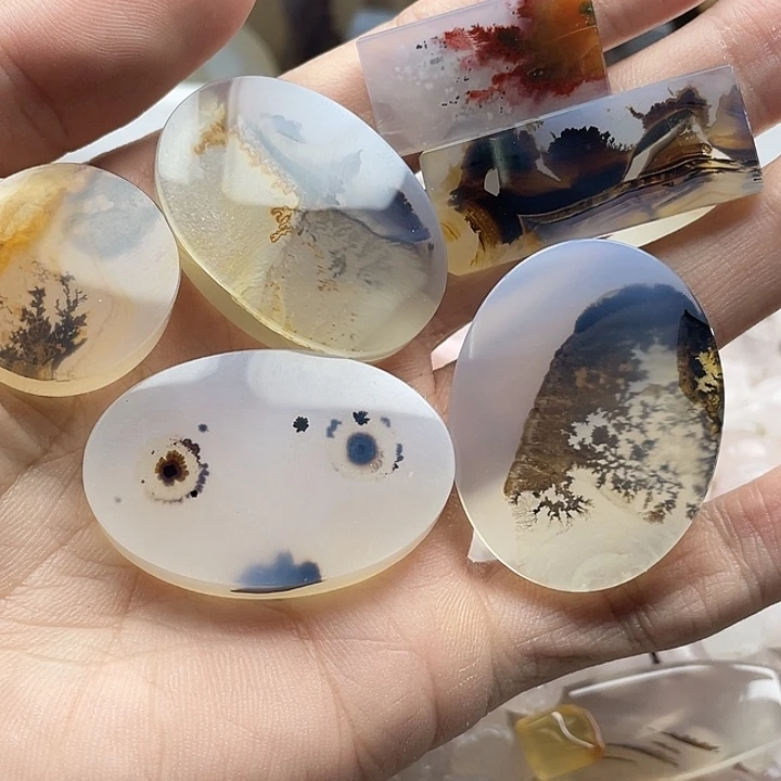 疯***子玛瑙/玉髓未镶嵌颈饰