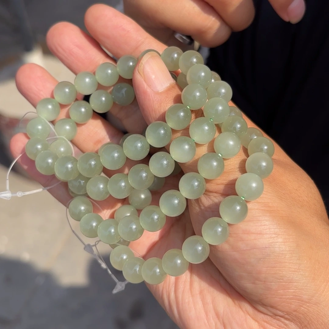 和田玉未镶嵌挂件手串卡10。多样性拍一发一