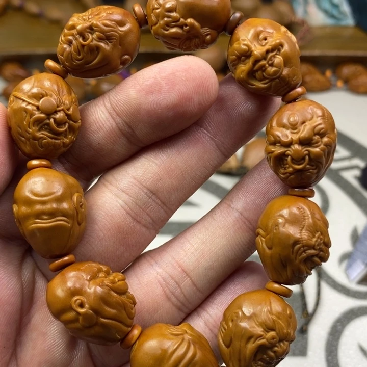 橄榄核手串/手链橄榄核雕工艺手串