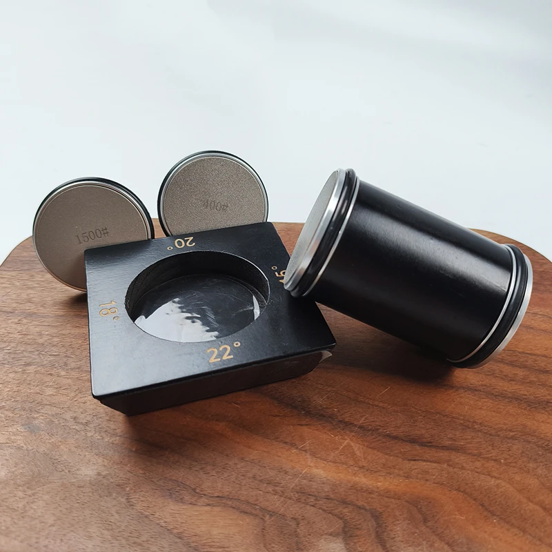 新款Rolling Knife Sharpener滚轮磨刀器圆柱四边磁吸四角度