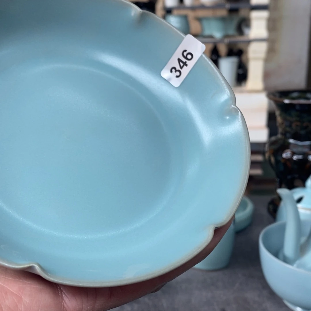 鞋***子摆件陶瓷抱朴瓷器仿古微蝦