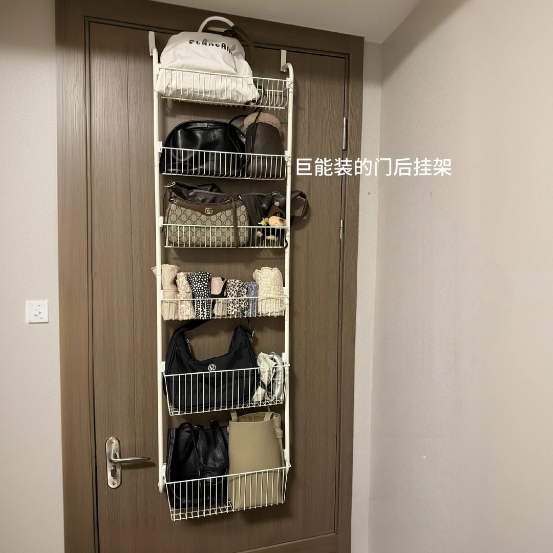 门后置物架省空间神器小户型租房好物分层家用卧室厨房整理架