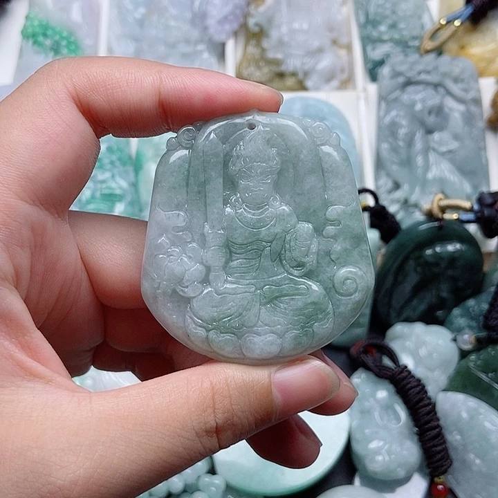 翡翠未镶嵌吊坠(不含链)翡翠