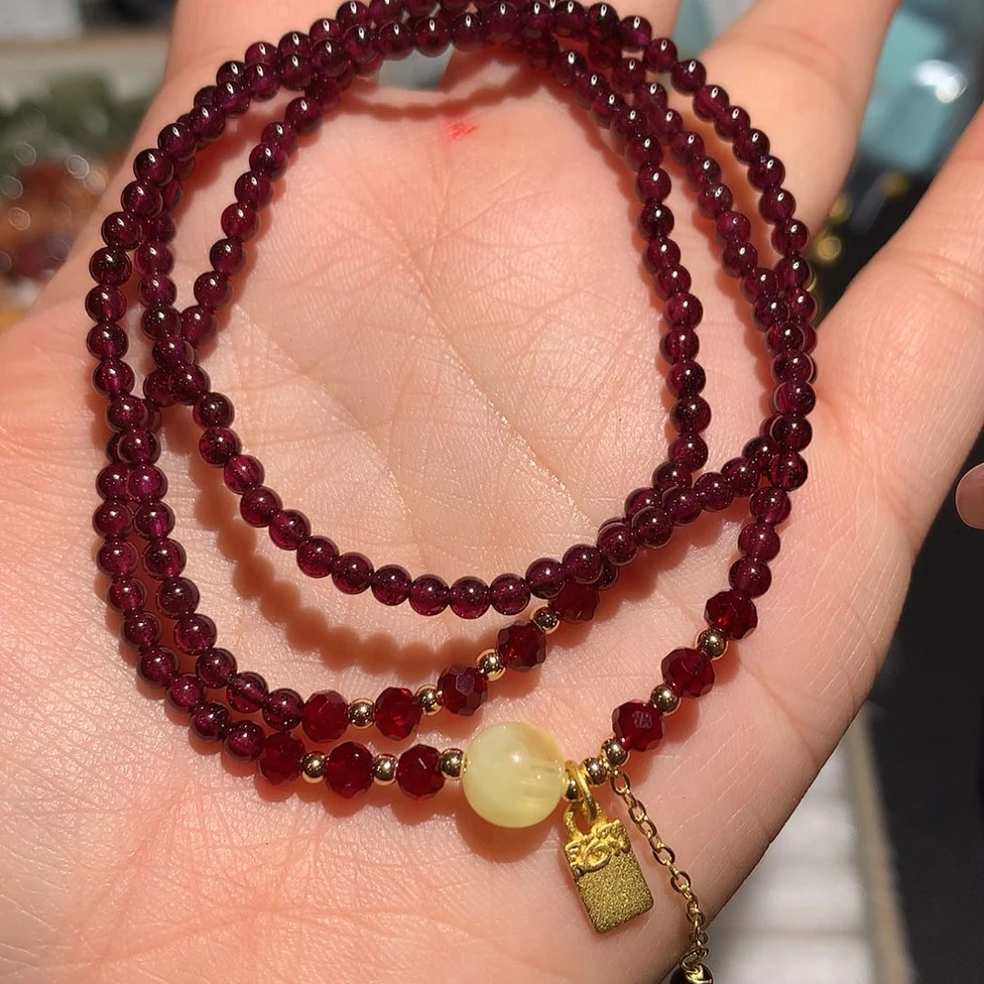 石榴石手链合金多样化发1条02