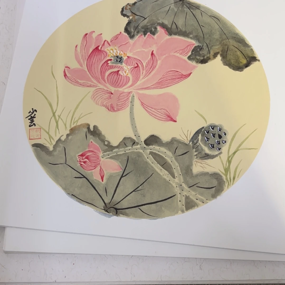 国画38-38卡纸作品艺