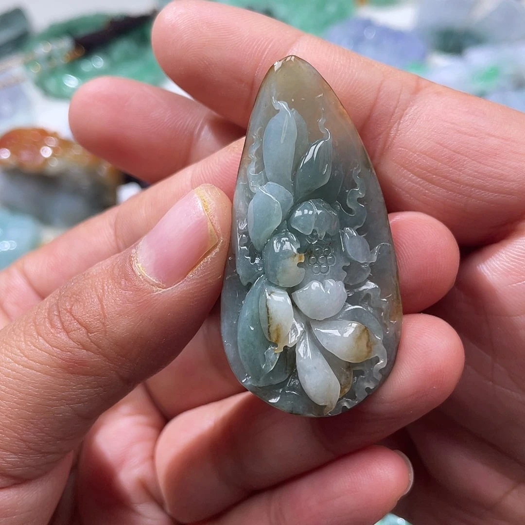 颈饰未镶嵌翡翠翡玉缘翡翠