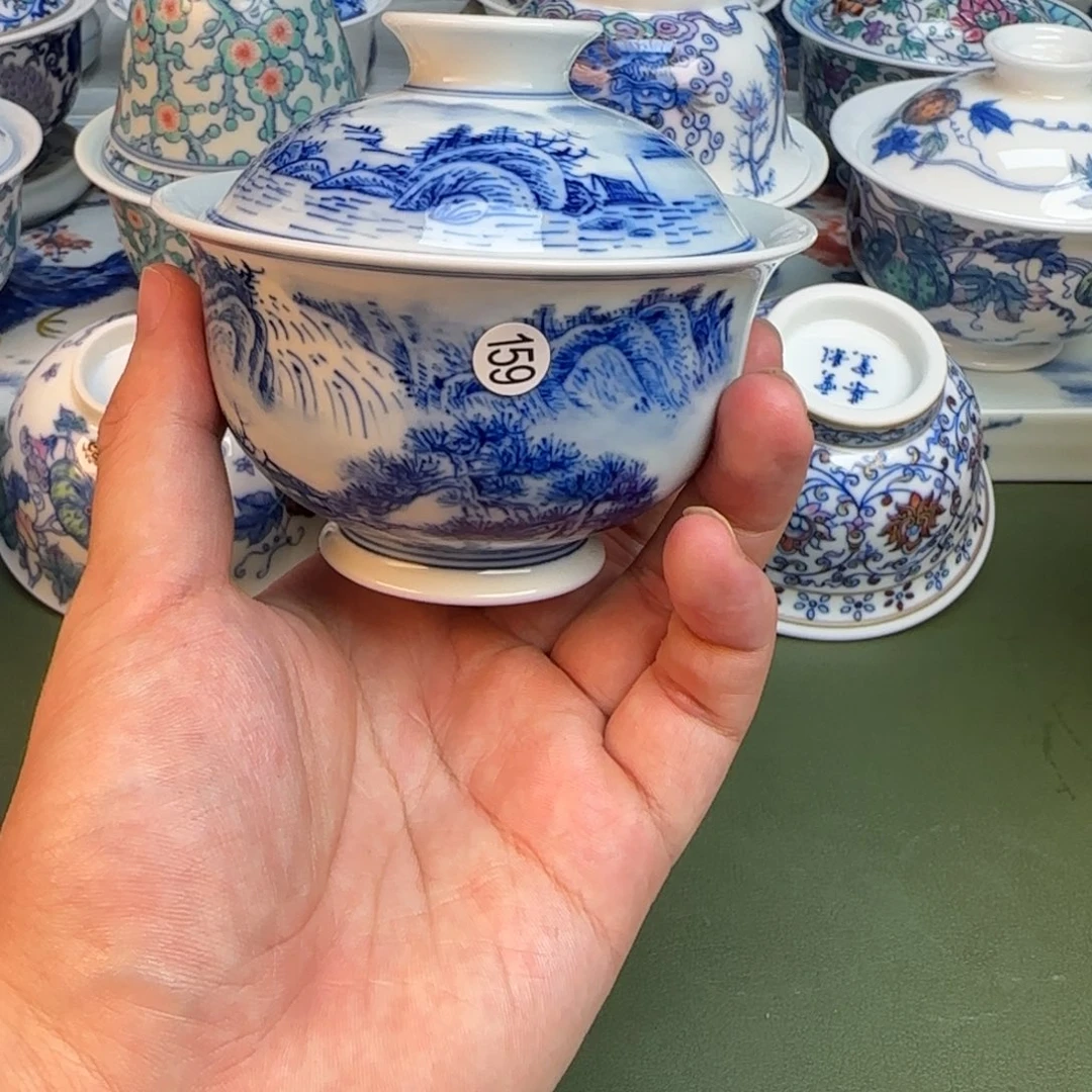 彦祖纯手工手绘茶具159